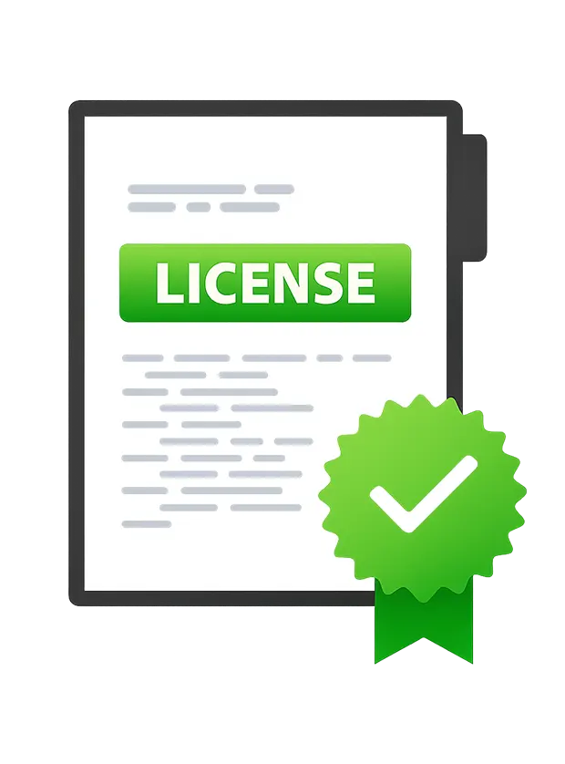 التراخيص والتصاريح